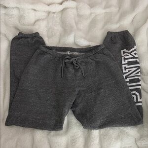 PINK Victoria's Secret Dark Gray Joggers